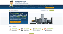 Desktop Screenshot of findatechy.com