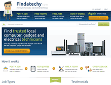 Tablet Screenshot of findatechy.com